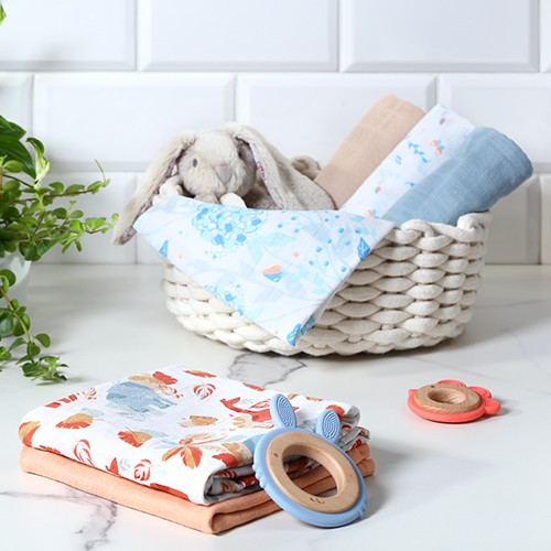Заказать Набор пеленок BABYONO 70х70 см 3 шт Dark Gray (348/07)