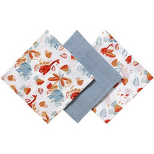 Набор пеленок BABYONO 70х70 см 3 шт Dark Gray (348/07)