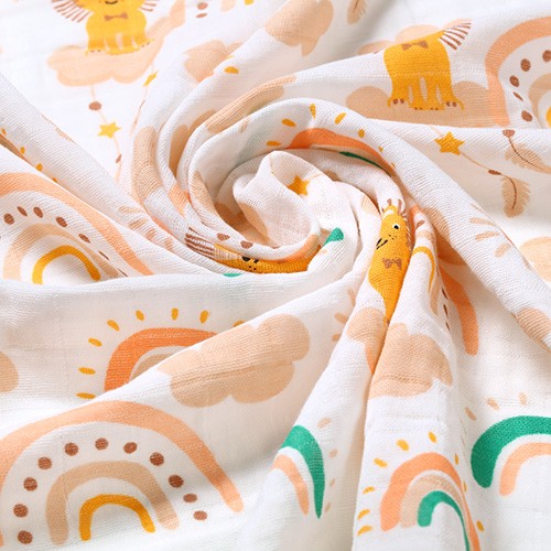 Набір пелюшок BABYONO 70х70 см 3 шт Cream (348/08) Матеріал двошаровий муслін, 100% бавовна