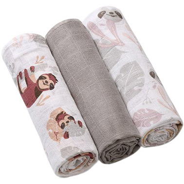 Набор пеленок BABYONO 70х70 см 3 шт Gray (348/10) Набор пеленок BABYONO 70х70 см 3 шт Gray (348/10)