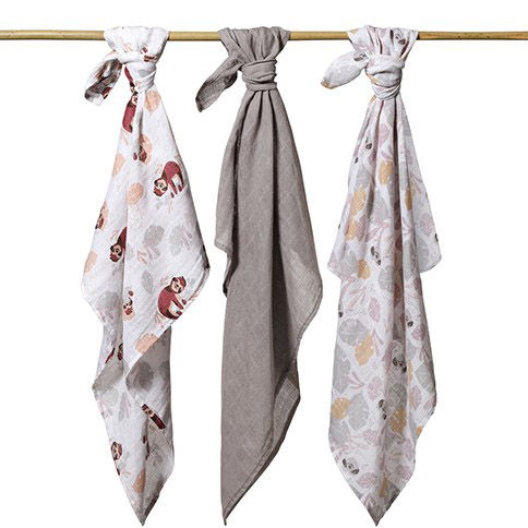 Набор пеленок BABYONO 70х70 см 3 шт Gray (348/10) Набор пеленок BABYONO 70х70 см 3 шт Gray (348/10) Материал двухслойный муслин, 100% хлопок
