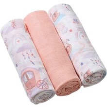 Набор пеленок BABYONO 70х70 см 3 шт Pink (348/11)