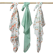 Набор пеленок BABYONO 70х70 см 3 шт Light Green (348/12) Набор пеленок BABYONO 70х70 см 3 шт Light Green (348/12)