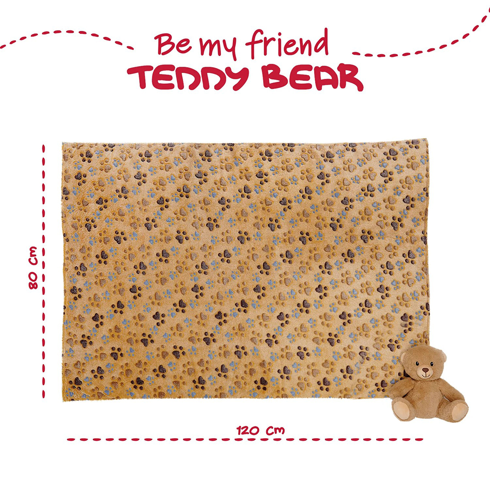Плед PERLETTI Toys Teddy Bear 120 x 80 см (P13066) Материал 100% полиэстер
