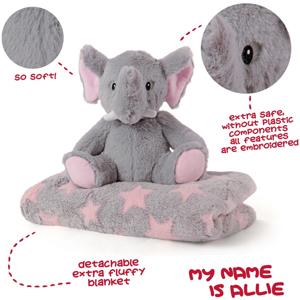 Плед PERLETTI Toys Allie Elephant 120 x 80 см (P13068) Материал 100% полиэстер