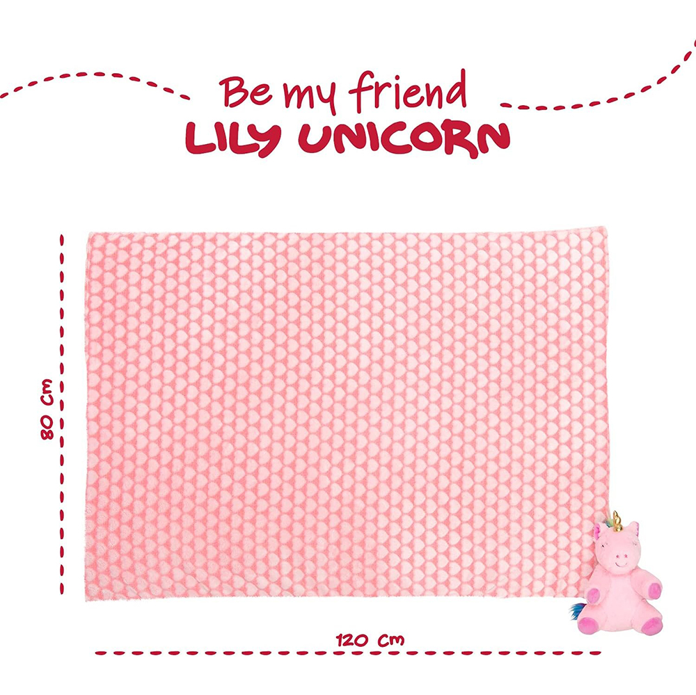 Внешний вид Плед PERLETTI Toys Lily Unicorn 120 x 80 см (P13069)