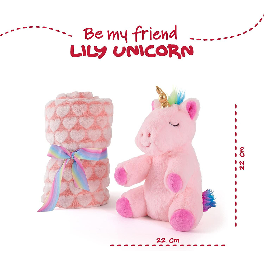 Плед PERLETTI Toys Lily Unicorn 120 x 80 см (P13069) Тип плед