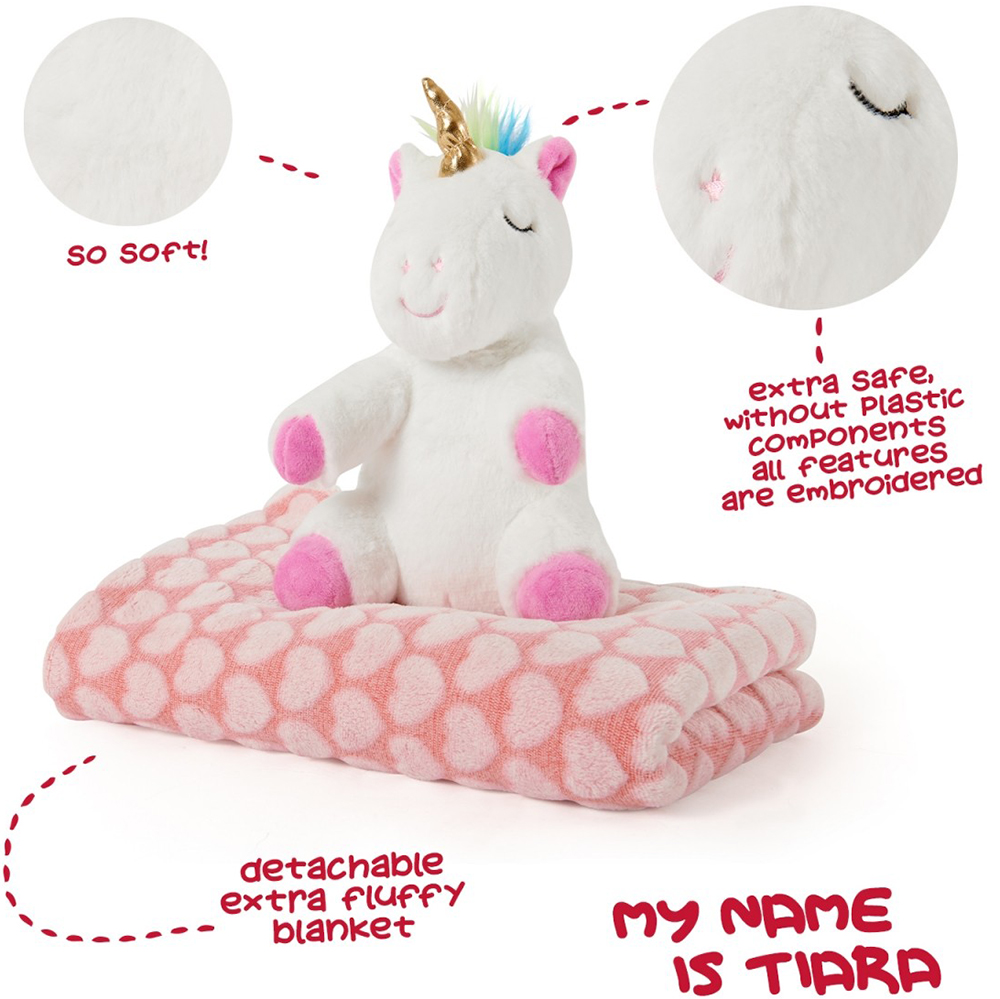Плед PERLETTI Toys Tiara Unicorn 120 x 80 см (P13071) Высота 80