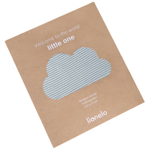 Зовнішній вигляд Плед LIONELO BAMBOO BLANKET Grey