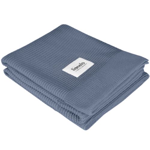 Плед LIONELO BAMBOO BLANKET Blue Висота 100