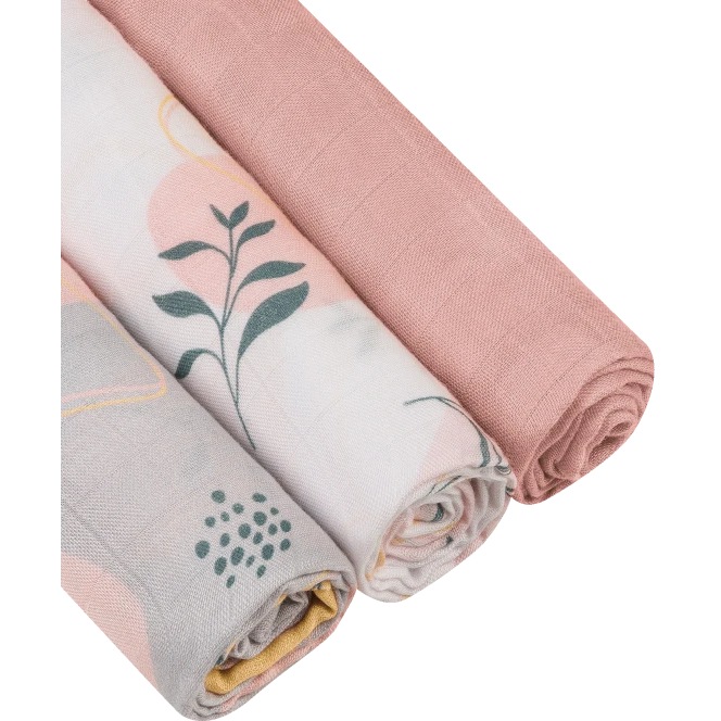 Набір пелюшок LIONELO Bamboo SET LEAF 70 х 70 см 3 шт (LO-SET LEAF) Висота 70