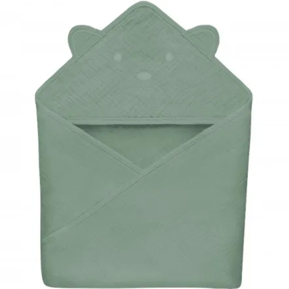 Рушник-куточок LIONELO MUSLIN HOODED TOWEL GREEN FOREST 100 х 100 см