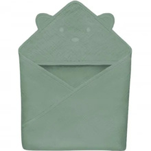 Рушник-куточок LIONELO MUSLIN HOODED TOWEL GREEN FOREST 100 х 100 см