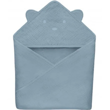 Полотенце-уголок LIONELO MUSLIN HOODED TOWEL GREY SKY 100 х 100 см