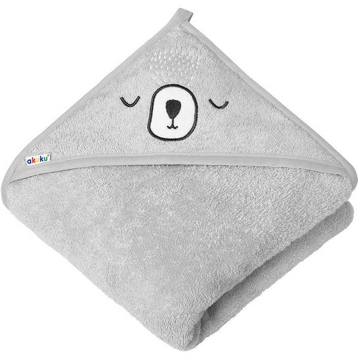 Рушник з капюшоном AKUKU Ведмедик (A0662)
