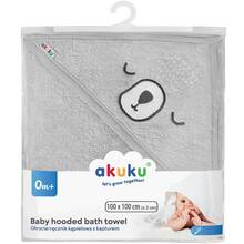 Рушник з капюшоном AKUKU Ведмедик (A0662)