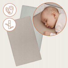 Комплект простыней на резинке LIONELO Bamboo Sheet Off White Beige 118x60 см