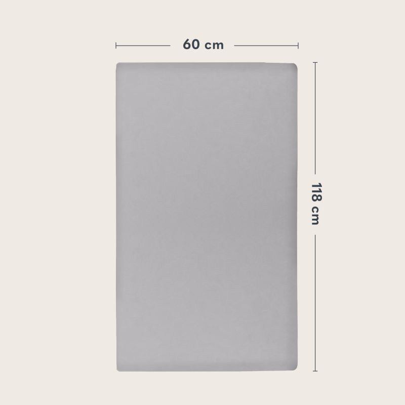 Заказать Комплект простыней на резинке LIONELO Bamboo Sheet Off White Grey 118x60 см