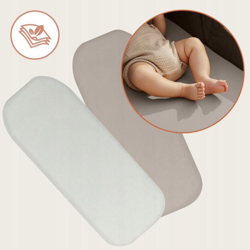 Фото Комплект простыней на резинке LIONELO Bamboo Sheet Off White Beige 70x28