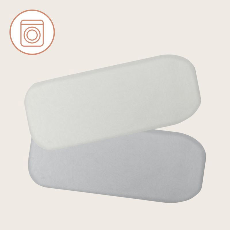 Внешний вид Комплект простыней на резинке LIONELO Bamboo Sheet Off White Grey 70x28