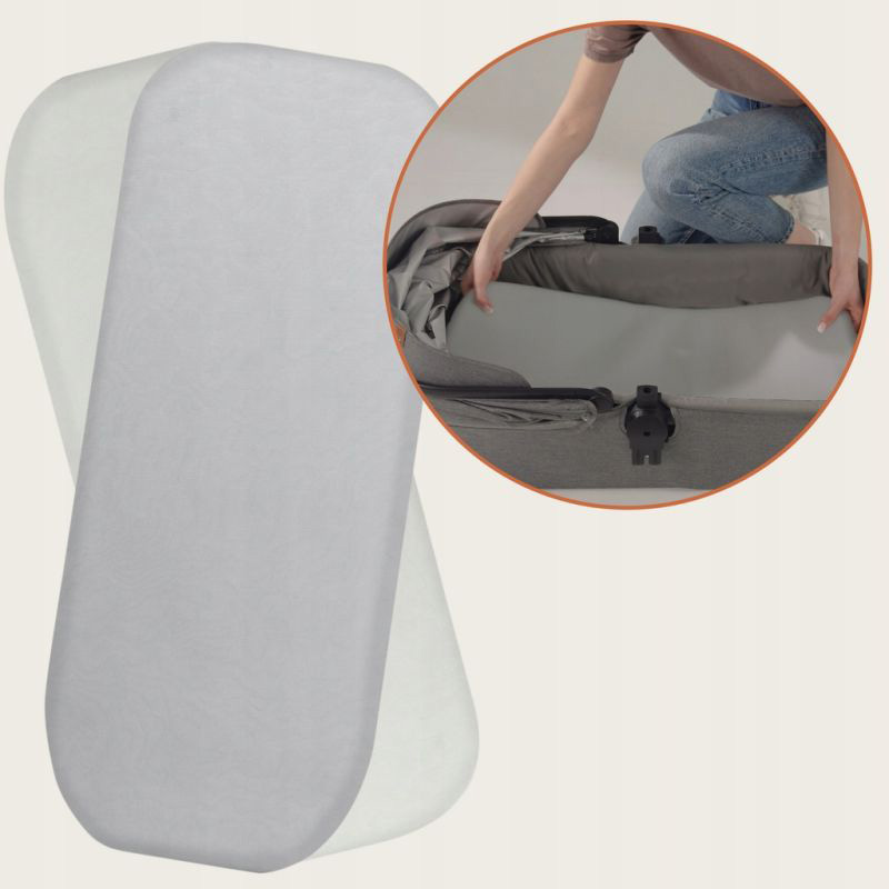 Комплект простыней на резинке LIONELO Bamboo Sheet Off White Grey 70x28 Длина 70