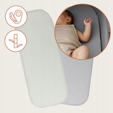 Комплект простыней на резинке LIONELO Bamboo Sheet Off White Grey 70x28