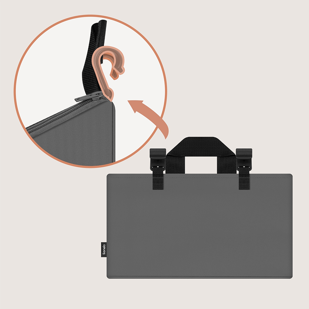 Фото Органайзер для ліжечка Lionelo Sidepocket Medium Grey