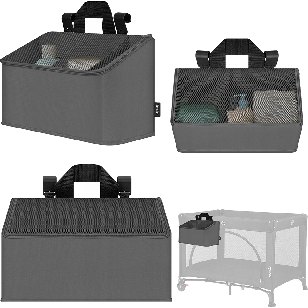 Органайзер для ліжечка Lionelo Sidepocket Medium Grey Висота 23