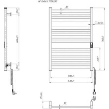 Сушка для рушників HYGGE FAMILY Oxford White (6.1.0201.06.WM)