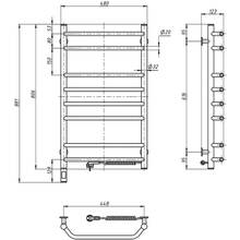 Полотенцесушитель NAVIN Блюз White (12-006033-4880)