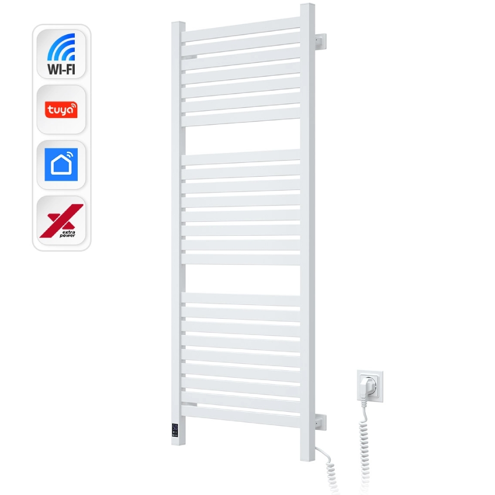 Полотенцесушитель NAVIN Авангард Х правосторонний белый (12-172055-4812) Управление температурой с терморегулятором