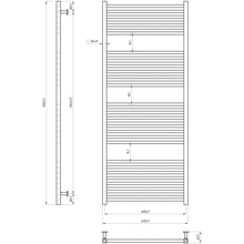 Полотенцесушитель MARIO INOX Гера 1500х630/600 (1.7.044548.P)