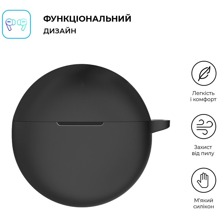 Чохол для навушників ARMORSTANDART для Oppo Enco Air2i/Air3i Black (ARM79943) Сумісність за моделлю OPPO Enco Air2i