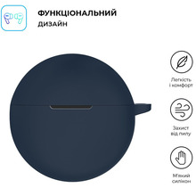 Чехол для наушников ARMORSTANDART для Oppo Enco Air2i/Air3i Dark Blue (ARM79944)