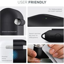 Чехол для наушников ARMORSTANDART Hang Case для Apple AirPods 4 Black (ARM81277)