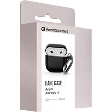 Чехол для наушников ARMORSTANDART Hang Case для Apple AirPods 4 Black (ARM81277)