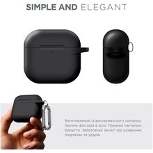 Чехол для наушников ARMORSTANDART Hang Case для Apple AirPods 4 Black (ARM81277)