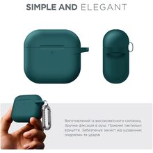 Чехол для наушников ARMORSTANDART Hang Case для Apple AirPods 4 Dark Green (ARM81280)