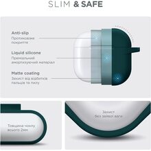 Чехол для наушников ARMORSTANDART Hang Case для Apple AirPods 4 Dark Green (ARM81280)