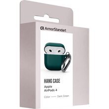 Чехол для наушников ARMORSTANDART Hang Case для Apple AirPods 4 Dark Green (ARM81280)