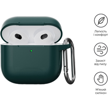 Чехол для наушников ARMORSTANDART Hang Case для Apple AirPods 4 Dark Green (ARM81280)