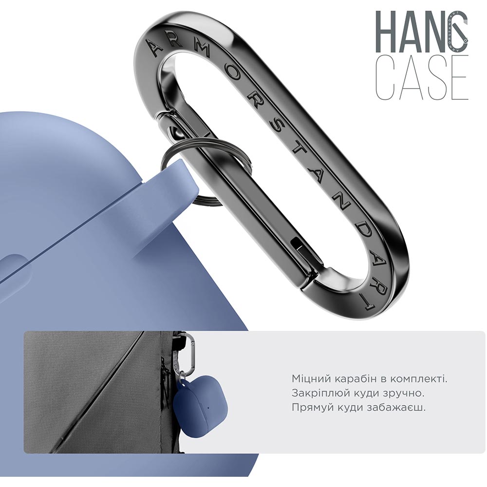 Заказать Чехол для наушников ARMORSTANDART Hang Case для Apple AirPods 4 Lavender (ARM81282)