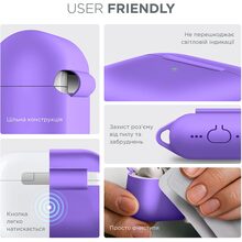 Чехол для наушников ARMORSTANDART Hang Case для Apple AirPods 4 Purple (ARM81292)