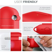 Чехол для наушников ARMORSTANDART Hang Case для Apple AirPods 4 Red (ARM81293)