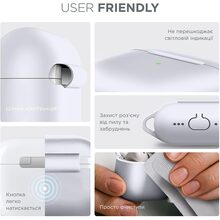 Чехол для наушников ARMORSTANDART Hang Case для Apple AirPods 4 White (ARM81295)