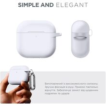 Чехол для наушников ARMORSTANDART Hang Case для Apple AirPods 4 White (ARM81295)