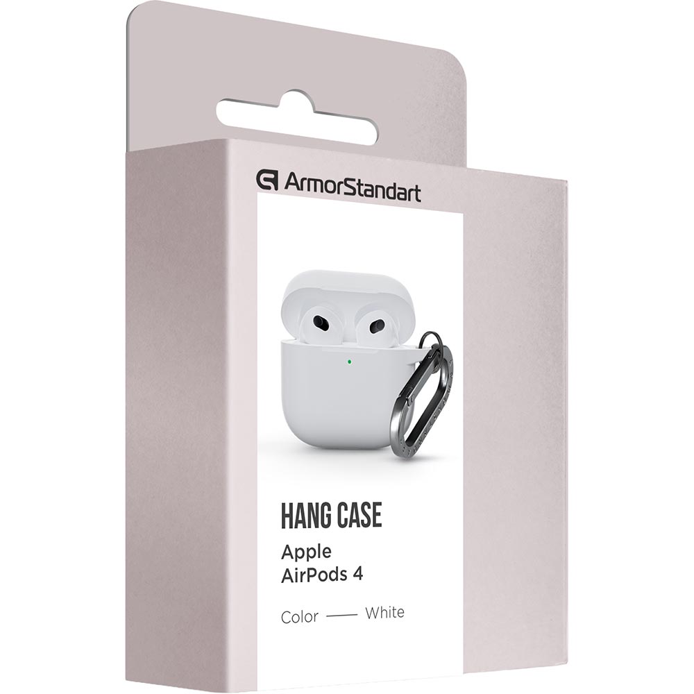 Заказать Чехол для наушников ARMORSTANDART Hang Case для Apple AirPods 4 White (ARM81295)