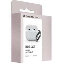 Чехол для наушников ARMORSTANDART Hang Case для Apple AirPods 4 White (ARM81295)