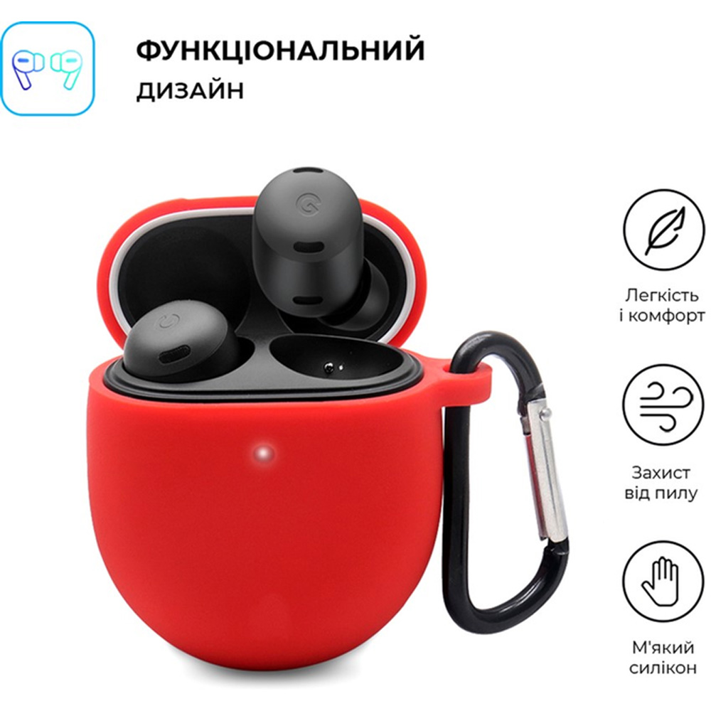 Чохол ARMORSTANDART Hang Case для Google Pixel Buds Pro Red (ARM75405) Сумісність за моделлю Google Pixel Buds Pro