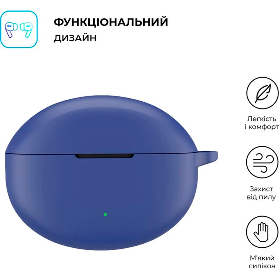 Чохол для навушників ARMORSTANDART Hang Case для OPPO Enco Air4 Pro Dark Blue (ARM79947) Сумісність за моделлю OPPO Enco Air 4 Pro